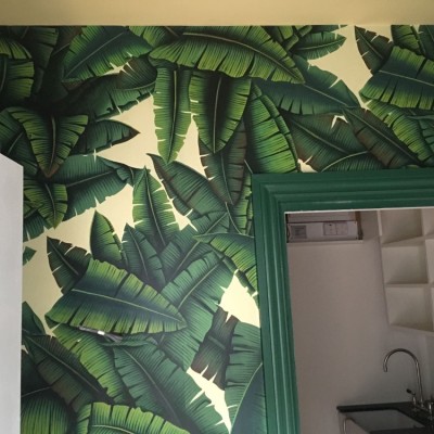 Installing de Gournay Handpainted Panoramic Wallpaper, Queens Park, London