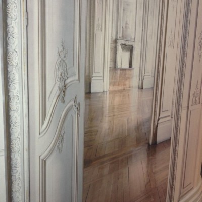 Installing French Fabric Wall Covering, Wandsworth, London