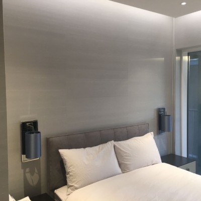 Installing Silk Wallpaper, Chelsea Creek, London