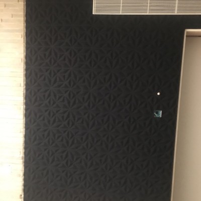 Installing 3D Wallpaper, Fulham, London