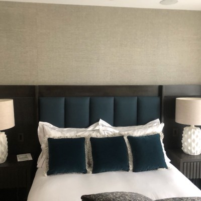 Installing Weitzner Wallpaper, Baker Street, London