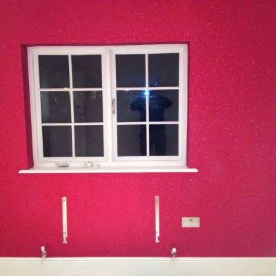 Installing Glitter Fabric, Braintree, Essex