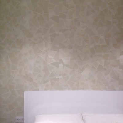 Installing Japanese Wallpaper, Wandsworth, London
